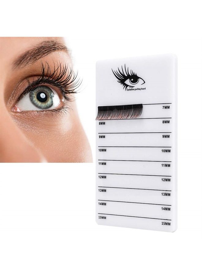 Rotekt 7-15mm Eyelash Tray Stand Lashes Extension Grafting Planting Acrylic Board Makeup Tool - Image 1