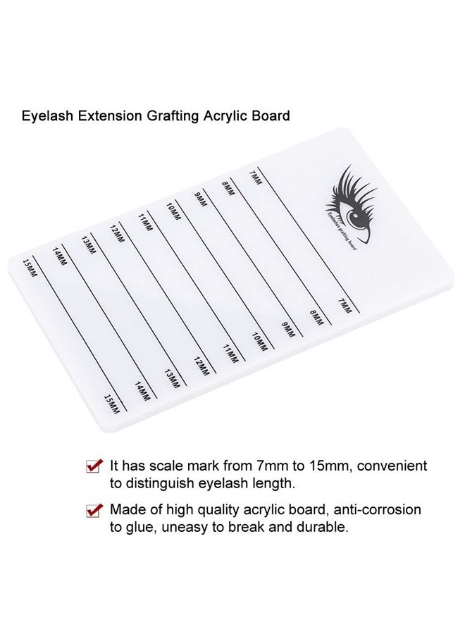 Rotekt 7-15mm Eyelash Tray Stand Lashes Extension Grafting Planting Acrylic Board Makeup Tool - Image 2