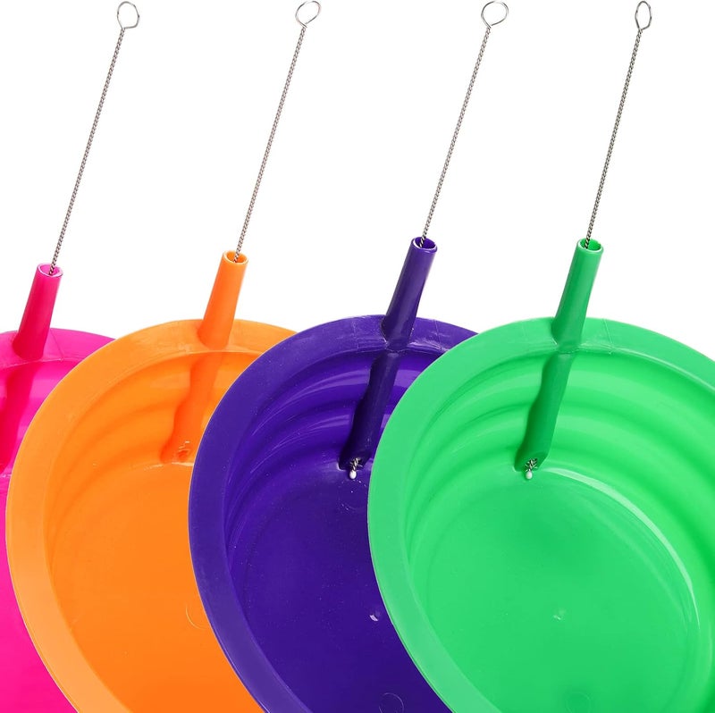 Mezchi 16 Pack Cereal Bowls with Straws for Kids 22 Oz Breakfast Bowl for Kids BPAFree SipABowl Reusable Bowls for Milk Soup Dishwasher Safe 4 Colors - Image 4