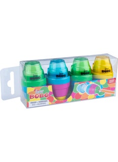 Serve Bobo Pencil Sharpener with Eraser - Set of 4  - Image 1