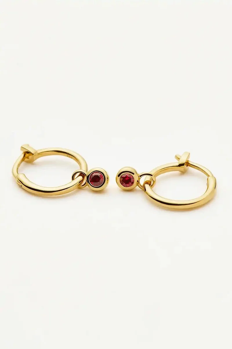 Missoma Lunar New Year Charm Huggies