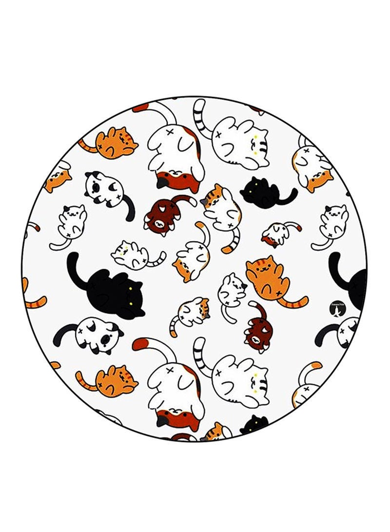 Cats Printed Mouse Pad Multicolour