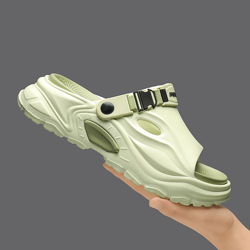 Open-Toe Eva Casual Comfortable Breathable Fashion Flat Simple Versatile Everyday Men'S Slippers - Image 1