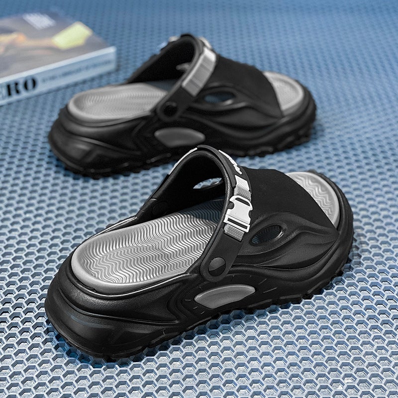 Open-Toe Eva Casual Comfortable Breathable Fashion Flat Simple Versatile Everyday Men'S Slippers - Image 5
