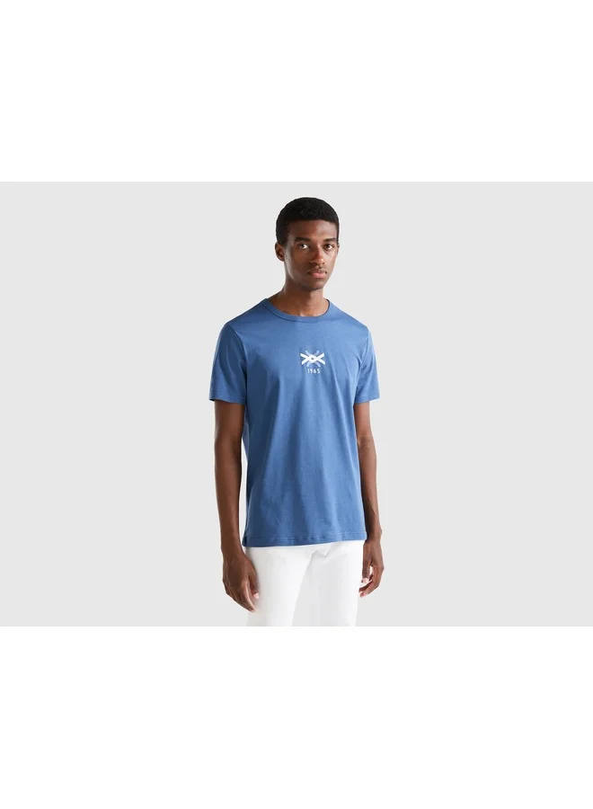 UNITED COLORS OF BENETTON T-Shirt With Embroidered Logo