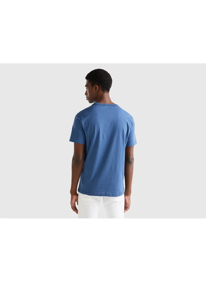 UNITED COLORS OF BENETTON T-Shirt With Embroidered Logo