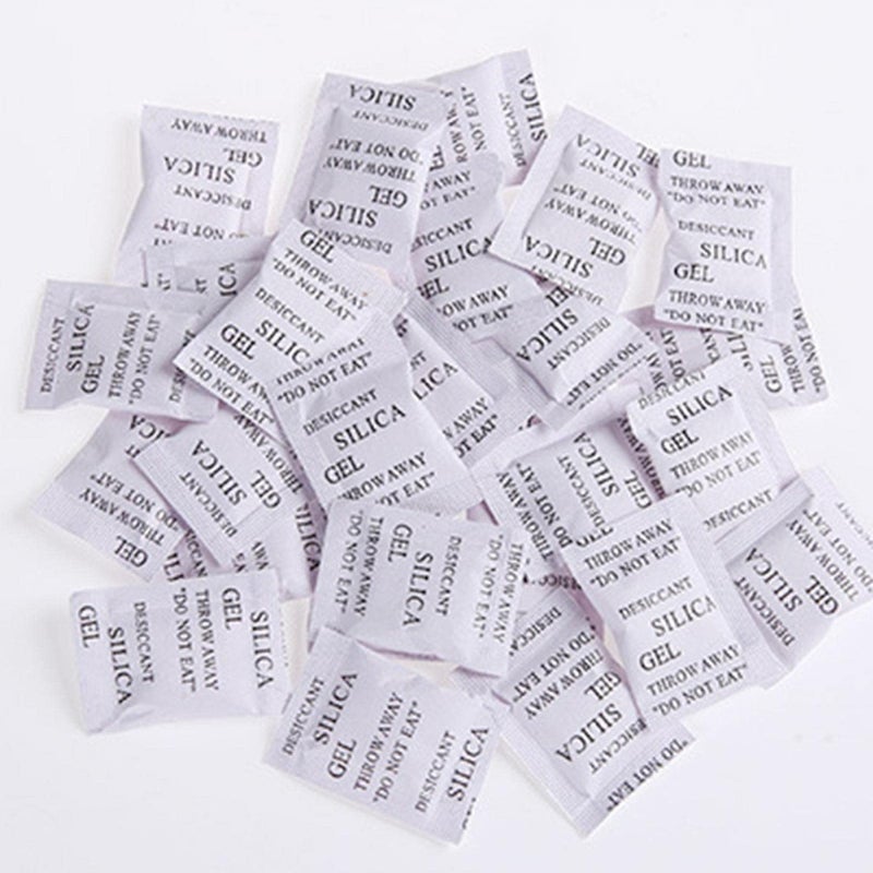 200 Pcs Food Grade Security Silica Gel Desiccant Pack Moisture Absorber Dehumidifier Size200 pcs