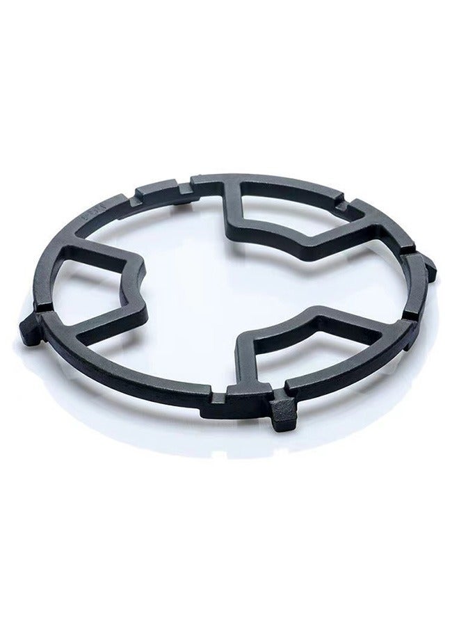 2Pc Wok Ring,Universal Non Slip Black Carbon Steel Wok Stove Rack for Kitchen Wok Support Ring Cooktop Range Pan Holder Stand Stove Rack Milk Pot Holder for Gas Hob - Gas Stove Accessories - Image 5