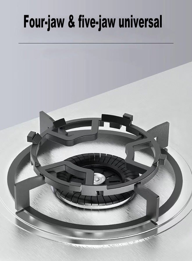 2Pc Wok Ring,Universal Non Slip Black Carbon Steel Wok Stove Rack for Kitchen Wok Support Ring Cooktop Range Pan Holder Stand Stove Rack Milk Pot Holder for Gas Hob - Gas Stove Accessories - Image 3