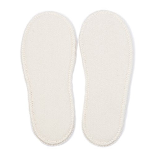 LANACare Soft Merino Wool Insoles, Natural White, Size 41 - Image 1