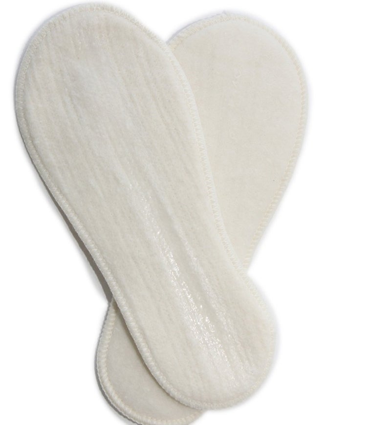 LANACare Soft Merino Wool Insoles, Natural White, Size 41 - Image 2