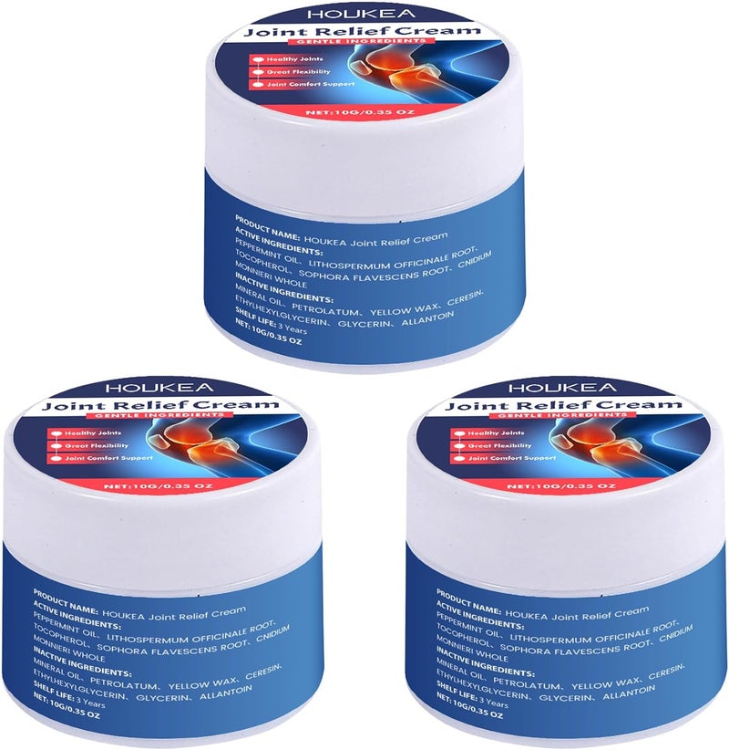 Joint Care Cream with Peppermint Oil & Vitamin E for Daily Joint Discomfort Relief 3pcs - Image 1
