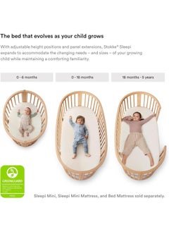 Sleepi Bed, White Oval Crib Suitable For Ages 0 - 5 Years Old Adjustable, Stylish And Flexible Sturdy Beech Wood Frame - pzsku/Z0386670E605542BB32D9Z/45/_/1734417095/28a569bc-f0b9-46f9-8ff4-9b3bcbb22378