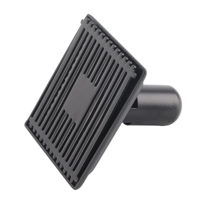 Shower Floor Drain SUS304 Stainless Steel Matt Black Removable Cover Grille - Wear-Resistant Corrosion-Resistant Easy Clean Square Floor Drain for Bathroom Kitchen - Image 3