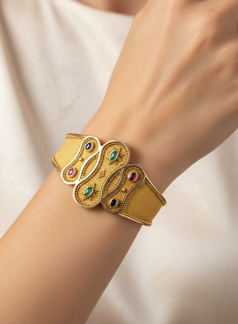 بي تي سي إيلا - اسورة فضة مطليه بالذهب (SIL0554) - Image 1