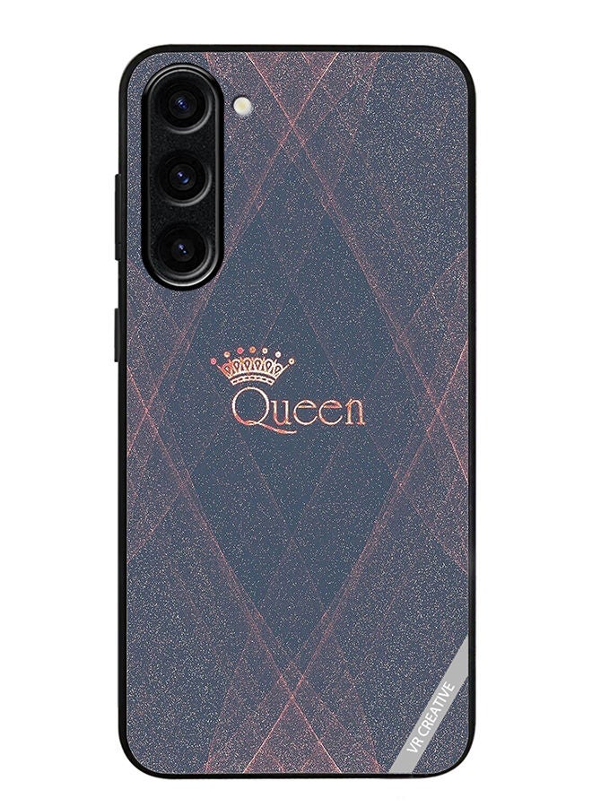 VR CREATIVE Protective Case Cover For Samsung Galaxy S23 Queen Design Multicolour - Image 1