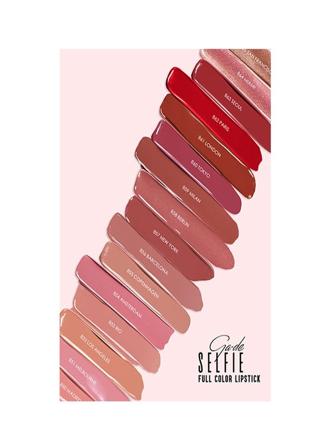 GA-DE Selfie Full Cover Lipstick 862 Paris 4.2 gm - Image 4