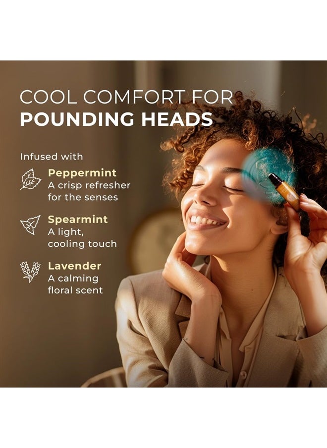 gya labs - Migraine Manager Headache Stick - Fast Cooling Comfort for Migraines - 100% Natural Migraine Relief Migraine Roller, Relaxing Gifts Made with Peppermint Oil & Others (0.34 Fl Oz) - Image 1