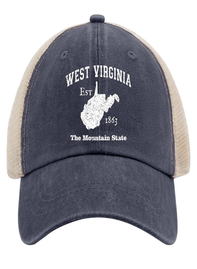 Paunook West Virginia The Mountain State Sun Hat Youth Golf Hat Purplish Blue04 Mens Beach Hat Gifts for Women - Image 1