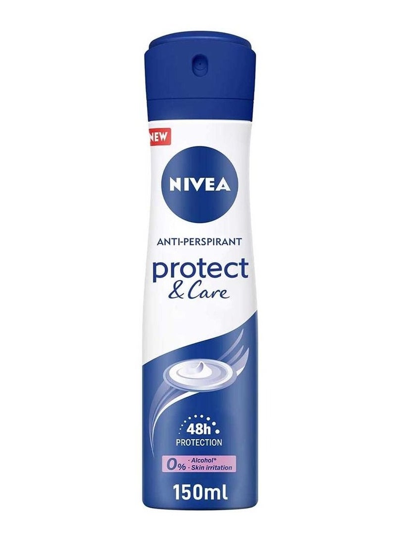 Nivea Protect and Care Deo Spray Antiperspirant for Women Spray 150ml