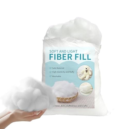 Daylendar Polyester Fiberfill Stuffing 250g/8.8oz - Ultra-Soft & Fluffy Premium Polyfill Stuffing for Stuffed Animals,Crochet Stuffing, DIY Crafts - High Resilience Recyclable - Image 1