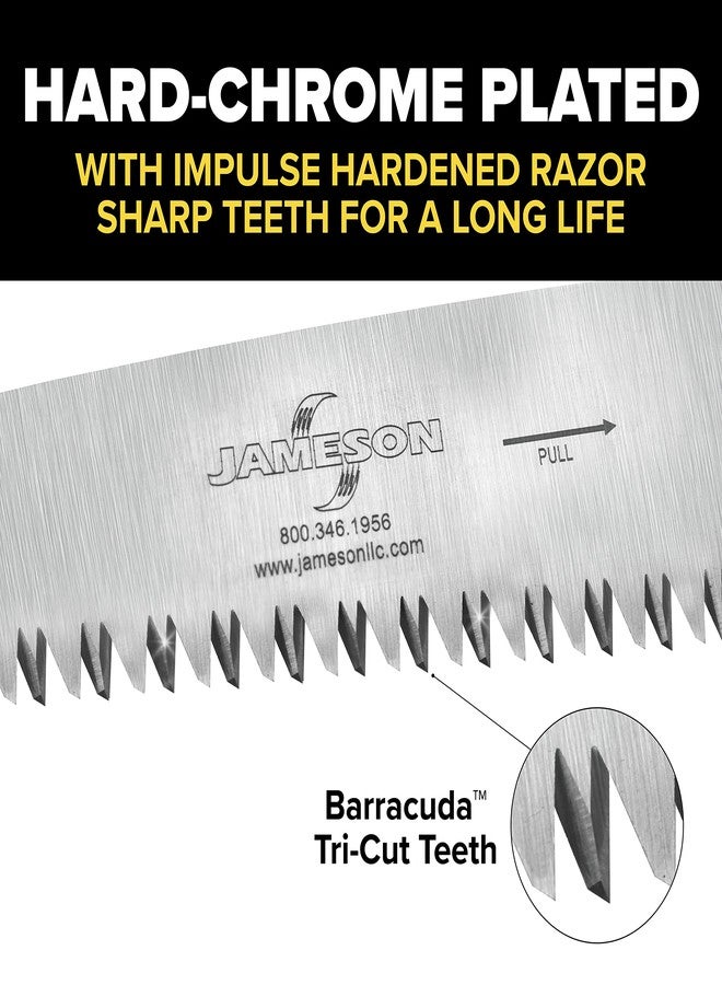 جيمسون شفرة بديلة Barracuda Tri-Cut مقاس 16 بوصة من Jameson SB-16TE-3PK للمناشير العمودية واليدوية، عبوة من 3 قطع - Image 4