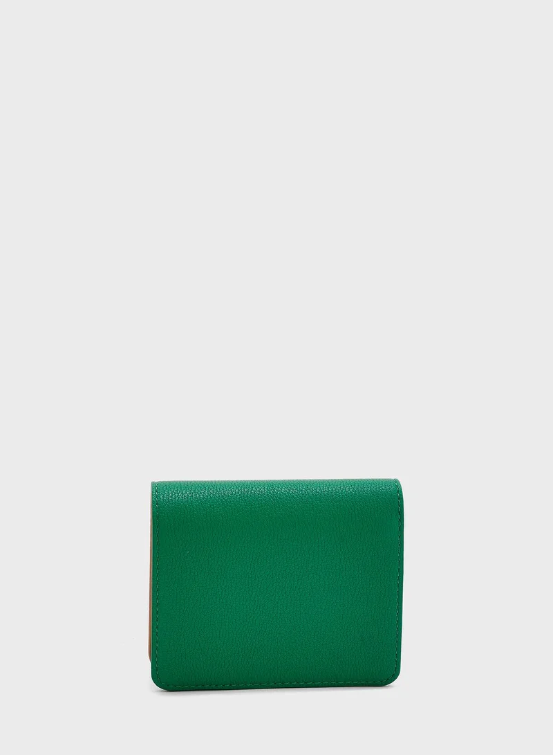 Love Moschino Logo Detailed Wallet