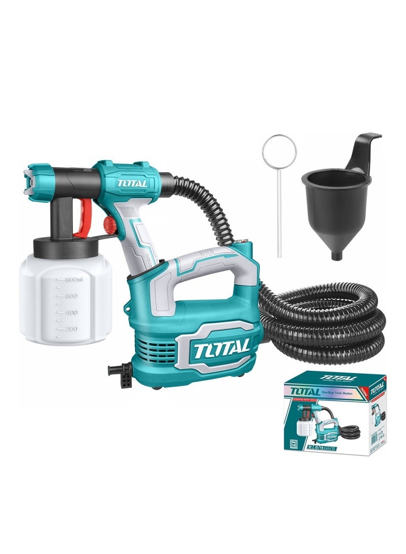 TOTAL Total Tools HVLP Spray Gun – 500W | Model TT5006 | 800ml Container | Corded Electric  - Image 2
