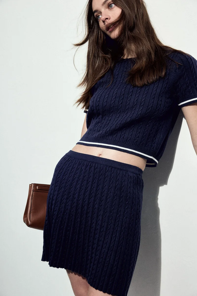 H&M Cable-knit skirt