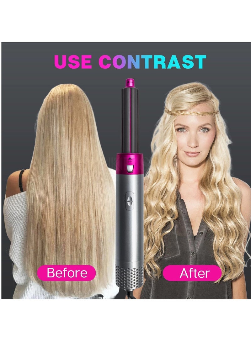 Hair Dryer 5 in 1 Hair Blower Brush Hair Curler, Hair Curler, Electric Hair Dryer, Rotating Hot Air Brush for All Hairstyles - Image 4