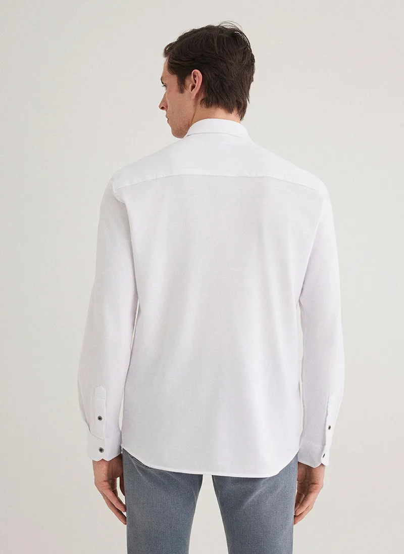 MAVI White Jersey Shirt