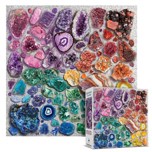 Antelope  1000 Piece Puzzle for Adults Chromatic Crystals  Jigsaw Puzzles 1000 Pieces High Resolution Matte Finish No Dust - Image 1