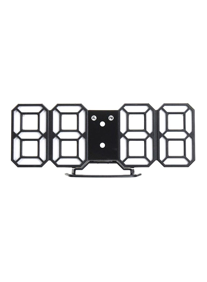 Digital LED Desk Night Wall Alarm Watch Black  - Image 2