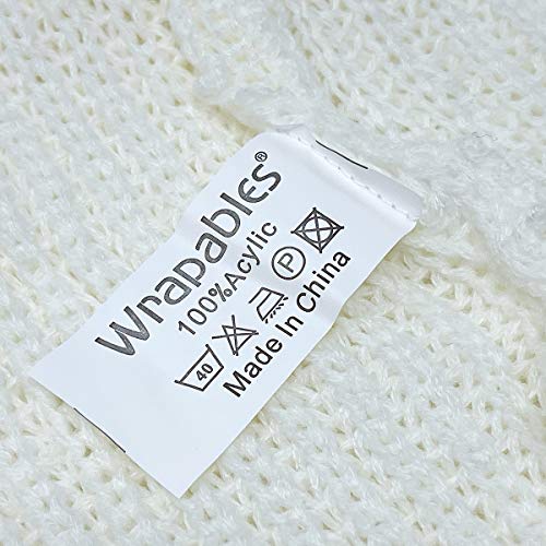 Wrapables Thick Knitted Winter Warm Infinity Scarf - Black - Image 4