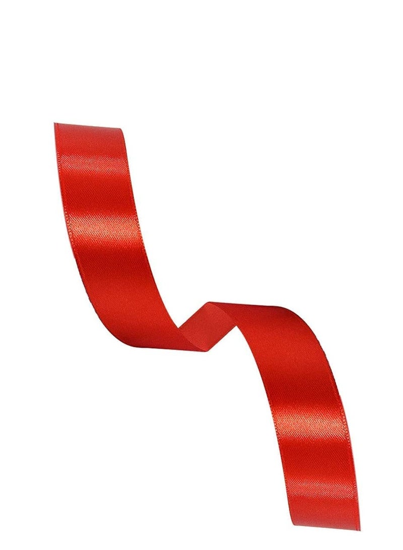 MARKQ Red Satin Ribbon, 24mm x 25yd Fabric Polyester Ribbon for Gift Wrapping, Party Favors, Wedding Decorations, Bow Making, Bouquets, Sewing Projects & Craft Supplies  - Image 3