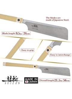 SUIZAN SUIZAN Dozuki Dovetail Saw 240mm Rip Cross Angle Cut Professional Japanese Pullsaw Handsaw Woodworking Tools  - Image 2