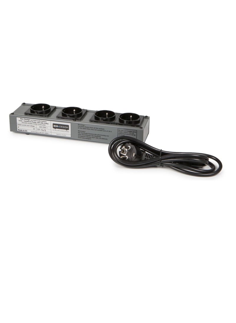 Pro-Ject - Pro-ject Connect It Power 230Volt 10Ampare 4WAY EU Black - Image 1