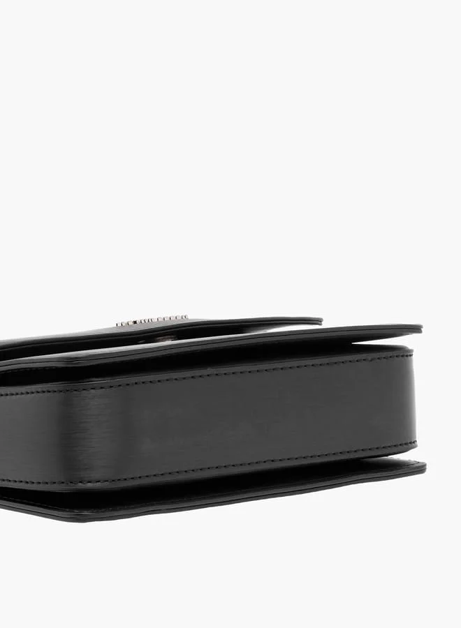 فلورا بيلا من شو إكسبرس Women Solid Satchel Bag with Detachable Strap and Magnetic Closure