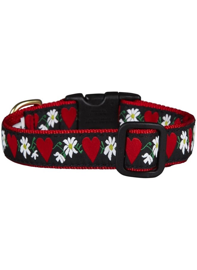 Up Country - Up Country Hearts & Flowers Dog Collar - Large - Image 1
