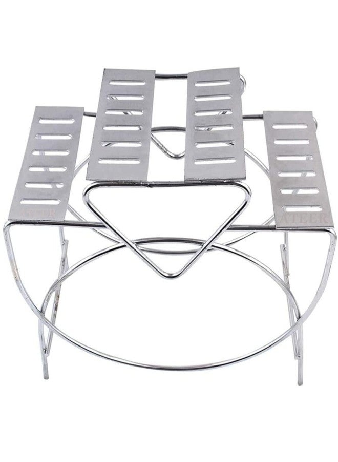 Ateer Stainless Steel Cutlery Stand for Dining Table/Cutlery Rack for 24 Pieces/Spoon Stand/Holder, Heavy Duty, ONLY Stand (Pack of 1) - Image 2