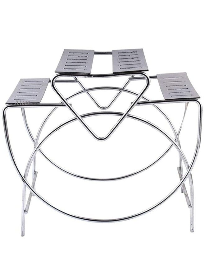 Ateer Stainless Steel Cutlery Stand for Dining Table/Cutlery Rack for 24 Pieces/Spoon Stand/Holder, Heavy Duty, ONLY Stand (Pack of 1) - Image 1