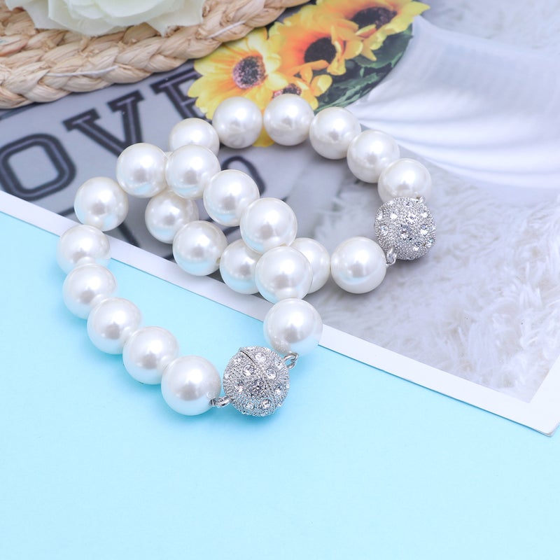 2 Pcs Curtain Tie Backs Modern Fashion Curtain Holders Tie Back Clips Buckle Tie Back Straps Home Decoration (20CM, White) - Image 1