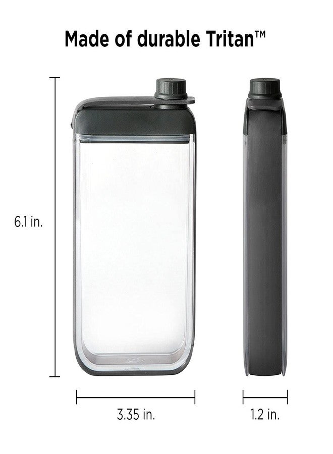 Rabbit Leak-Free Discreet Flask, Compact and Portable, Black Stainless Steel, 3.25" x 1.2" x 6" Dimensions, Perfect for Travel and Outdoor Use - Image 3