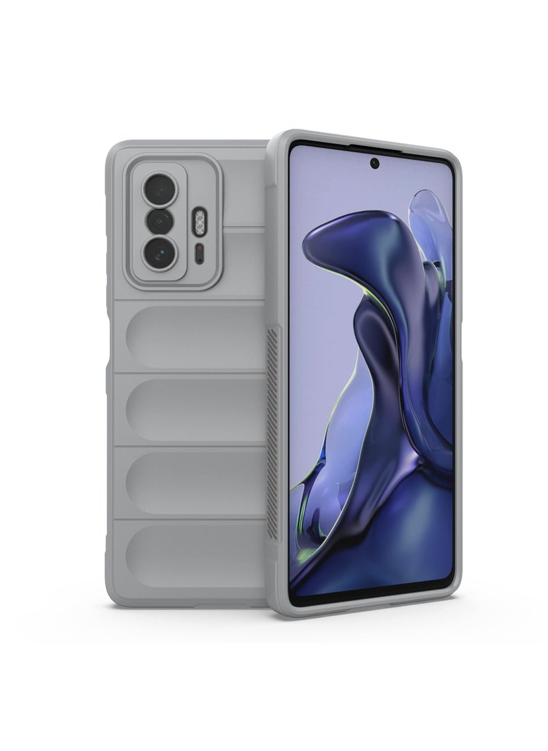 Generic - Phone case cover Magic Shield TPU + Silicone Shockproof Phone Case ForXiaomi 11T / 11T Pro  (Grey) - Image 1
