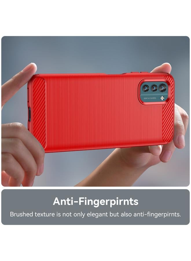 S-TOP Case For Nokia G21 Brushed Texture Carbon Fiber TPU Phone Case - Image 5