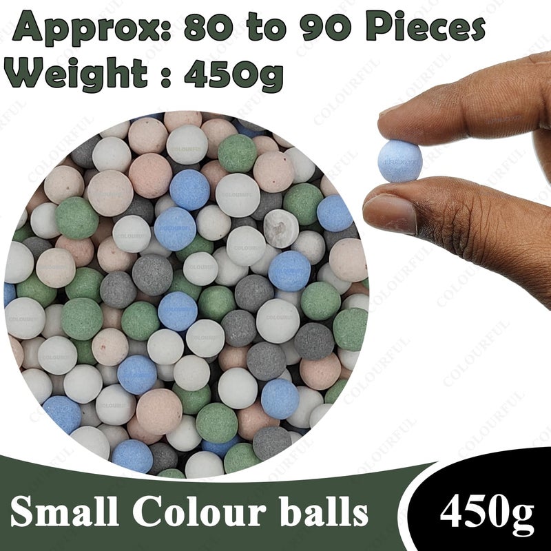 colourful - Aquarium Filter Media | Improved Water Quality and Healthy Fish Tanks (450g, Ceramic Colour Balls) - Image 2