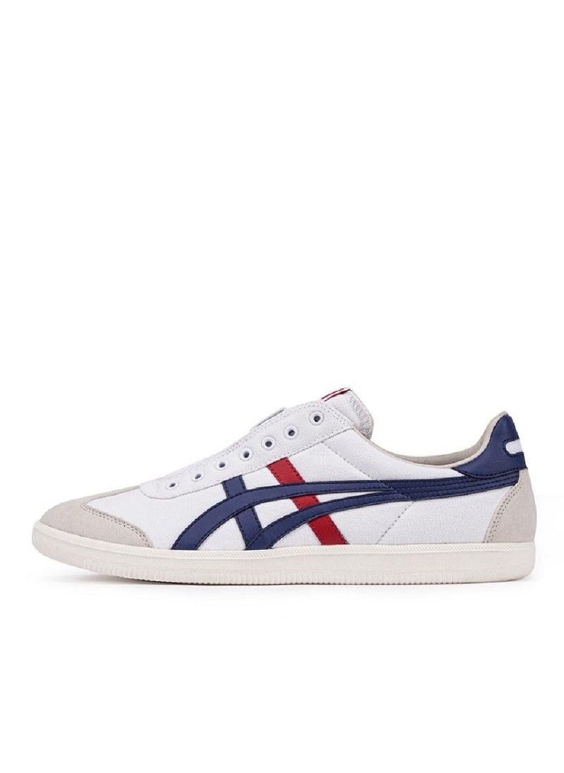 Onitsuka Tiger - حذاء رياضي كاجوال سهل الارتداء من توكوتين أزرق/أبيض/أحمر - Image 1