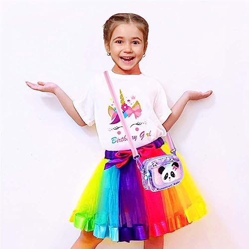 Kejea Girls Purse for Kids Age 3-8 - Panda Purse for Little Girl Gifts, Crossbody Bag - Image 4