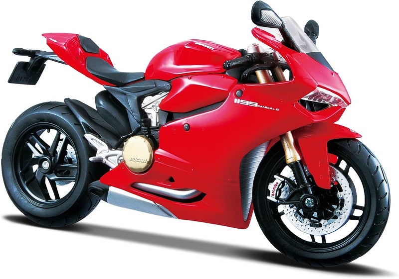 Maisto Assembly Line Ducati 1199 Panigale Die-cast Metal Kit (1:12, 34 Parts, Red) - Image 2