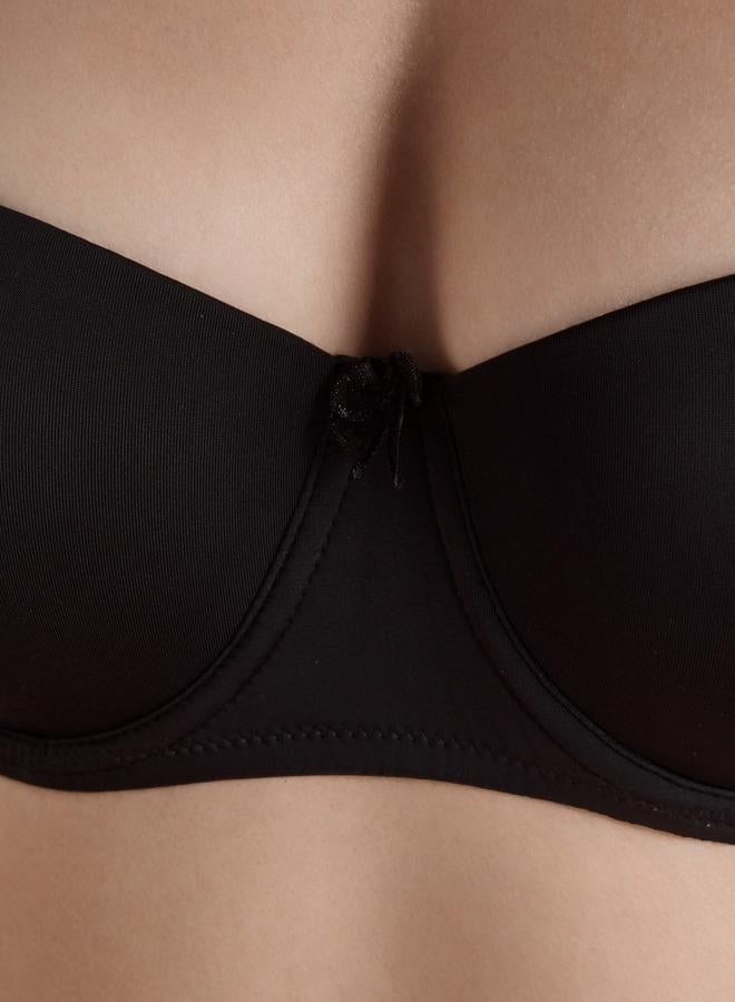 Splash FAV Padded Balconette Bra with Hook and Eye Closure - Image 3